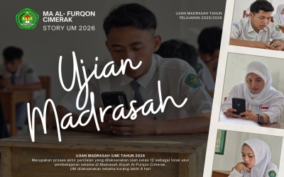 MA Al-Furqon Cimerak Mulai Laksanakan Ujian Madrasah Tahun Ajaran 2025/2026